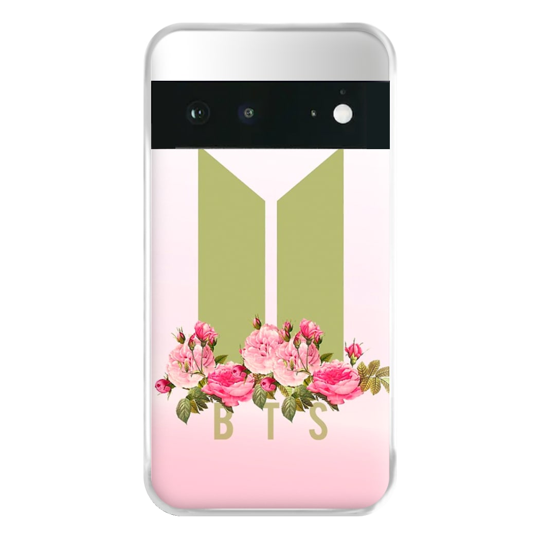 Pink Ombre K-Pop Band Logo Phone Case for Google Pixel 6a