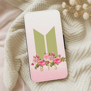 Pink Ombre K-Pop Band Logo Flip Wallet Phone Case 5