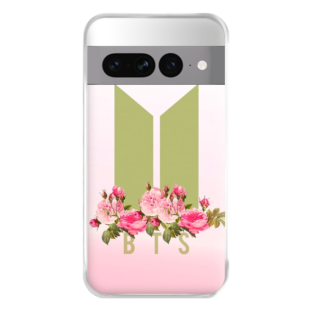 Pink Ombre K-Pop Band Logo Phone Case for Google Pixel 7 Pro