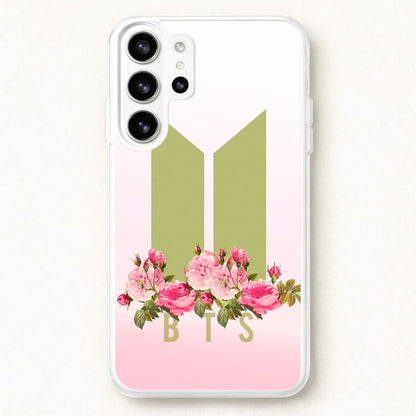 Pink Ombre K-Pop Band Logo Phone Case for Galaxy S26 Ultra