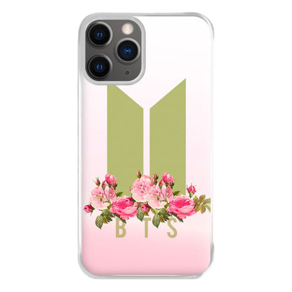 Pink Ombre K-Pop Band Logo Phone Case for iPhone 12 Pro Max