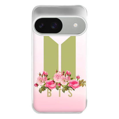 Pink Ombre K-Pop Band Logo Phone Case for Google Pixel 9 / 9 Pro