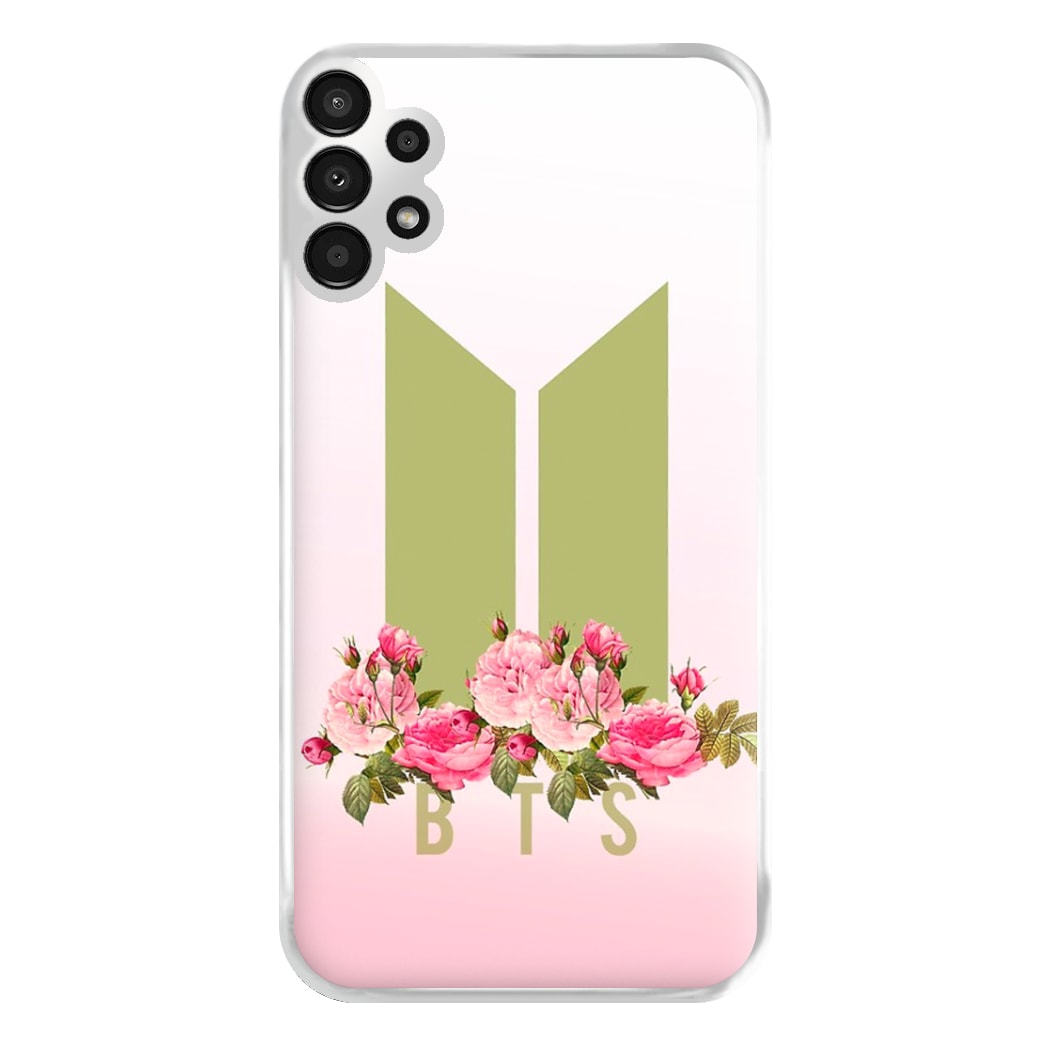 Pink Ombre K-Pop Band Logo Phone Case for Galaxy A13