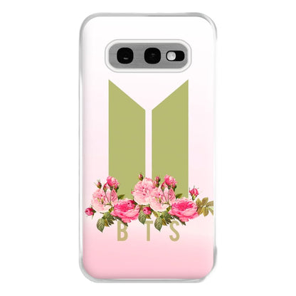 Pink Ombre K-Pop Band Logo Phone Case for Galaxy S10e