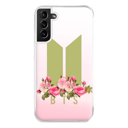 Pink Ombre K-Pop Band Logo Phone Case for Galaxy S21 Plus