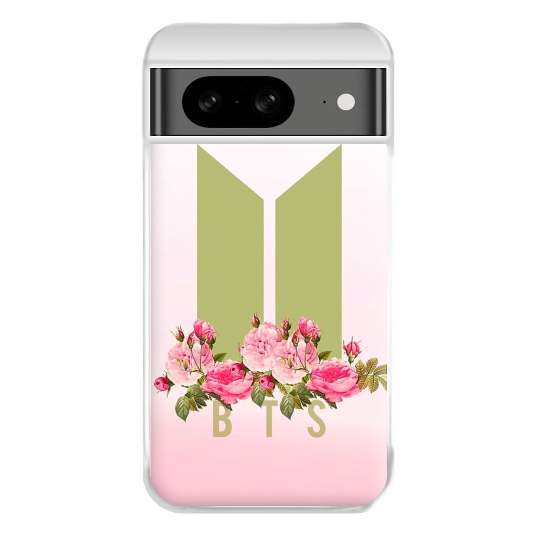 Pink Ombre K-Pop Band Logo Phone Case for Google Pixel 8