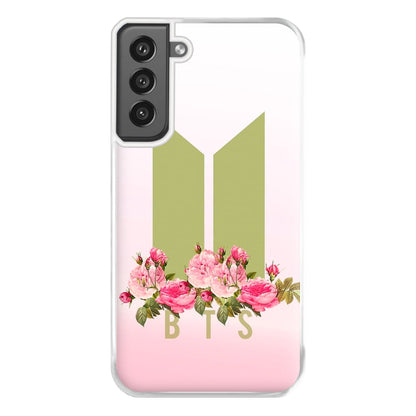 Pink Ombre K-Pop Band Logo Phone Case for Galaxy S21FE