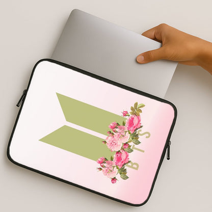 Pink Ombre K-Pop Band Logo MacBook Case