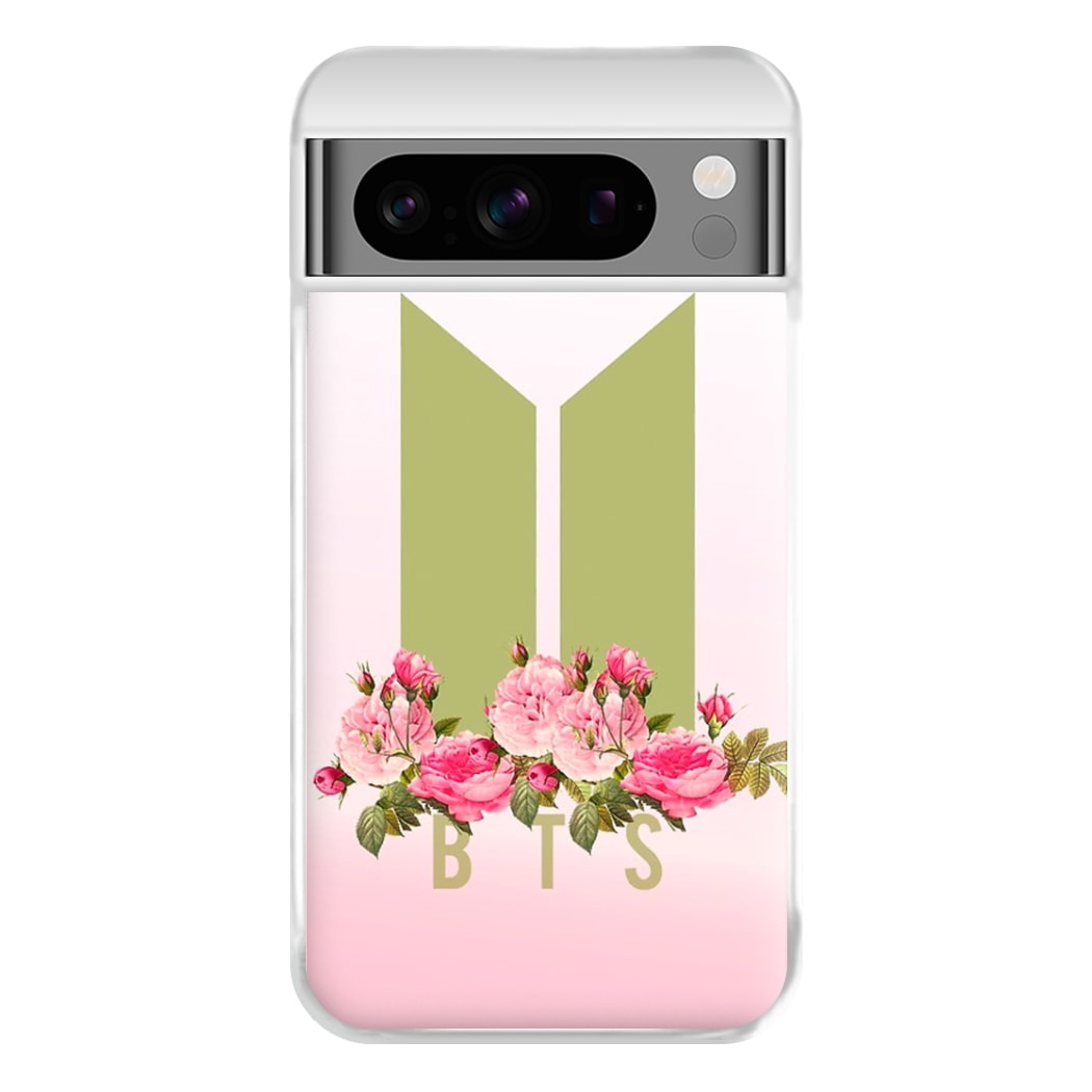 Pink Ombre K-Pop Band Logo Phone Case for Google Pixel 8 Pro