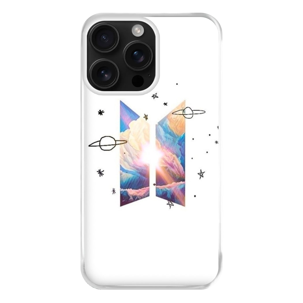 Space K-Pop Band Logo Phone Case