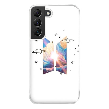 Space K-Pop Band Logo Phone Case for Galaxy S22 Plus