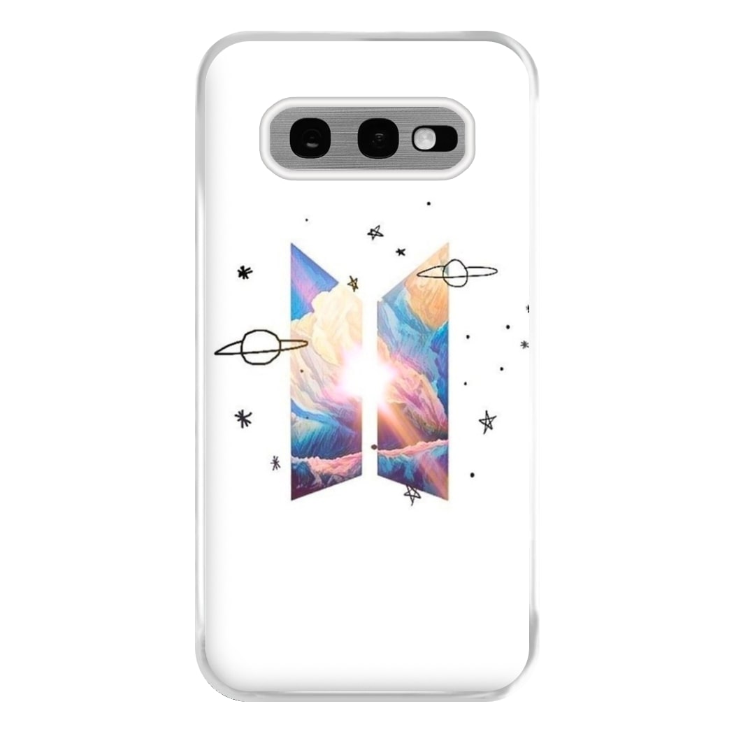 Space K-Pop Band Logo Phone Case for Galaxy S10e