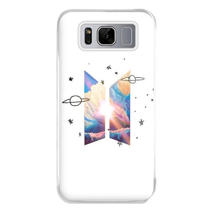 Space K-Pop Band Logo Phone Case for Galaxy S8 Plus