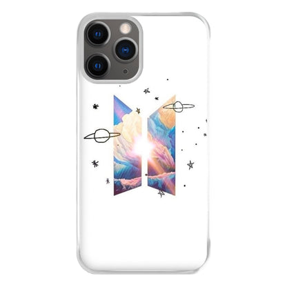 Space K-Pop Band Logo Phone Case for iPhone 12 Pro Max