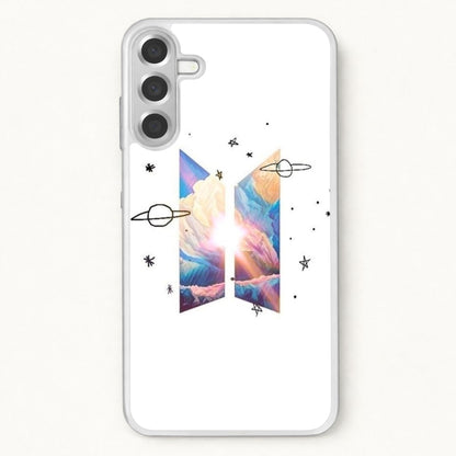 Space K-Pop Band Logo Phone Case for Galaxy A37