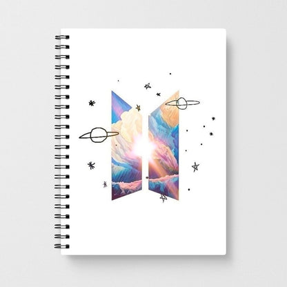 Space BTS Logo Notebook - Fun Cases