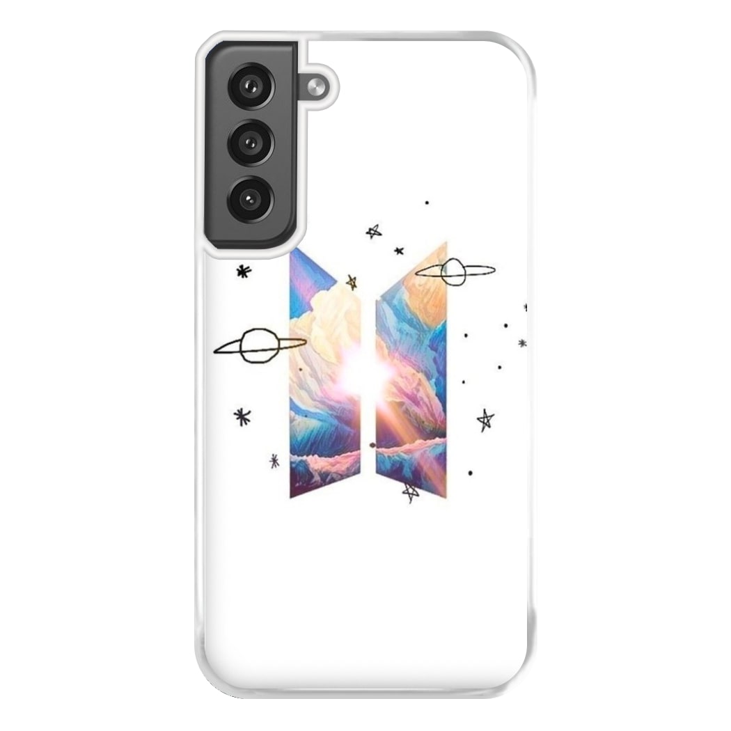 Space K-Pop Band Logo Phone Case for Galaxy S21FE