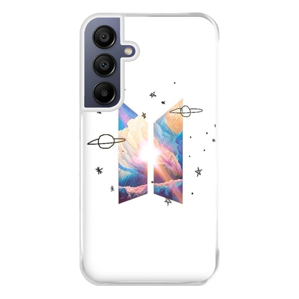 Space K-Pop Band Logo Phone Case for Galaxy A16