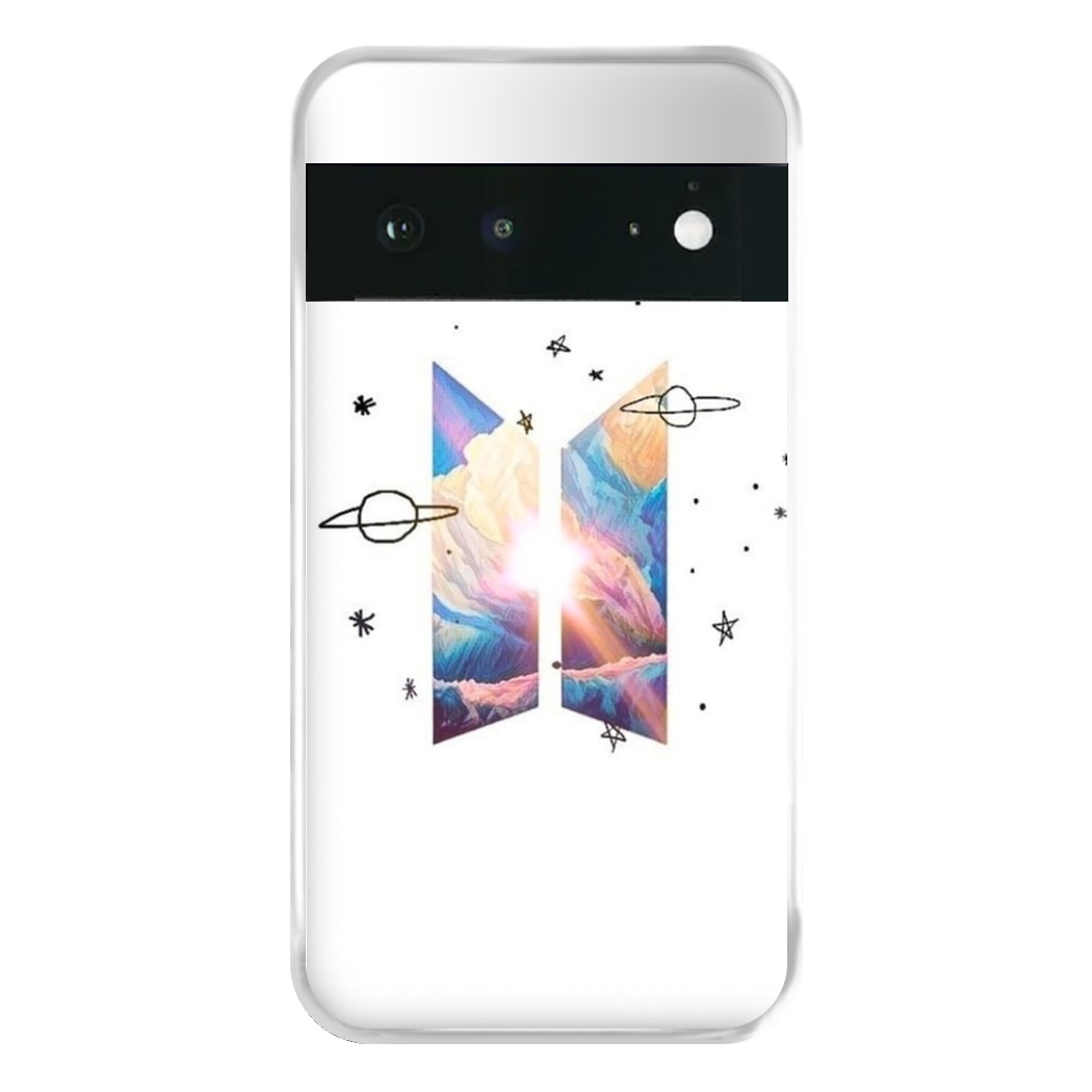 Space K-Pop Band Logo Phone Case for Google Pixel 6a