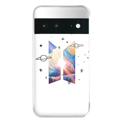 Space K-Pop Band Logo Phone Case for Google Pixel 6a