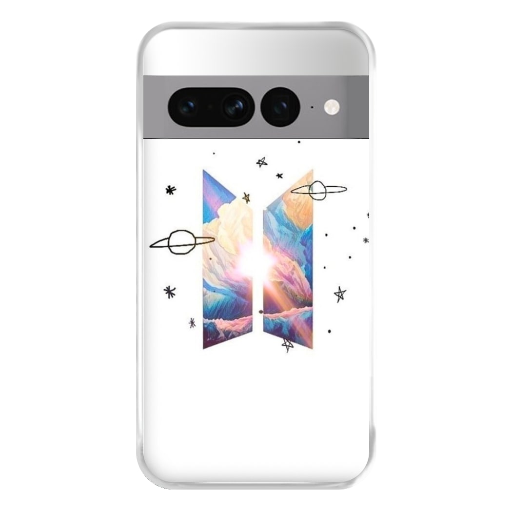 Space K-Pop Band Logo Phone Case for Google Pixel 7 Pro