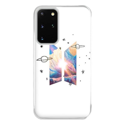 Space K-Pop Band Logo Phone Case for Galaxy S20 Plus