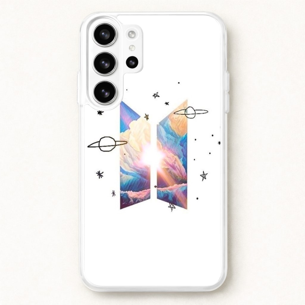 Space K-Pop Band Logo Phone Case for Galaxy S26 Ultra