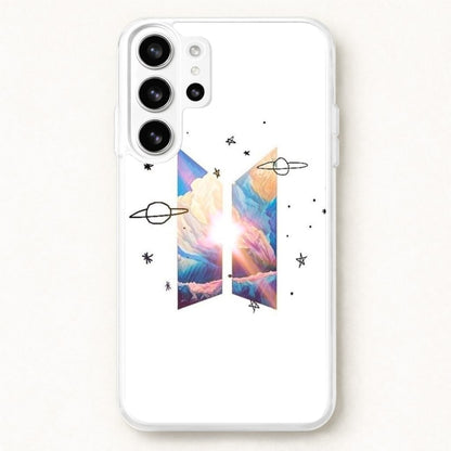 Space K-Pop Band Logo Phone Case for Galaxy S26 Ultra