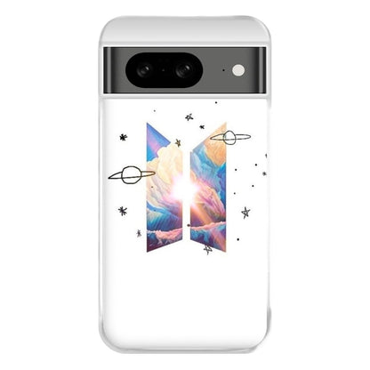 Space K-Pop Band Logo Phone Case for Google Pixel 8