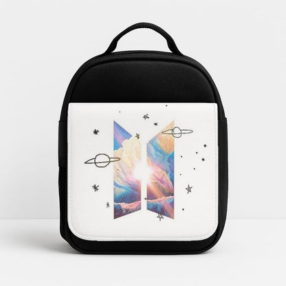 Space K-Pop Band Logo Insulated Lunchbox