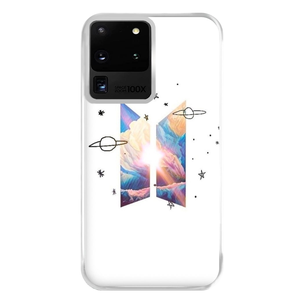 Space K-Pop Band Logo Phone Case for Galaxy S20 Ultra