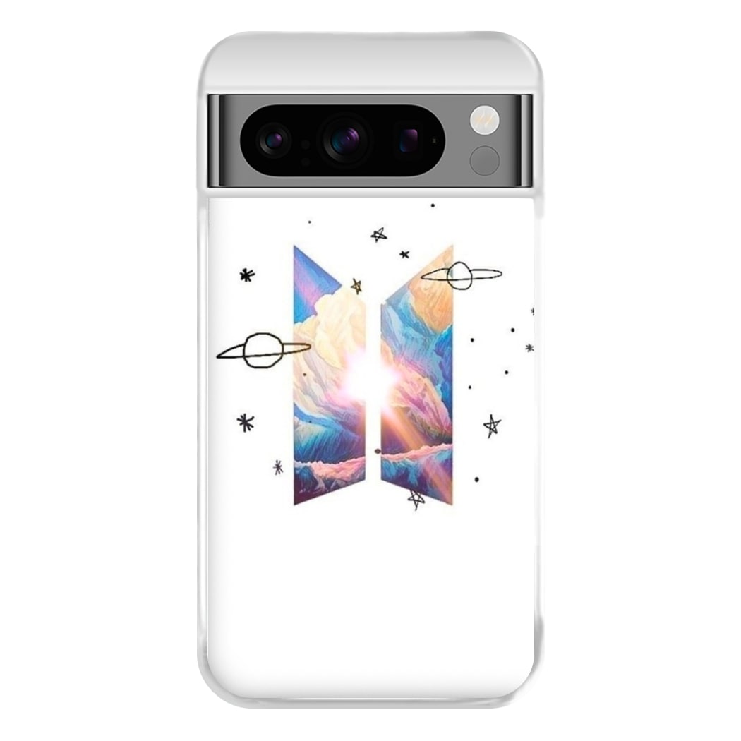 Space K-Pop Band Logo Phone Case for Google Pixel 8 Pro