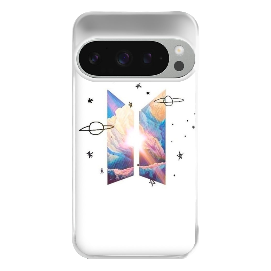 Space K-Pop Band Logo Phone Case for Google Pixel 9 Pro XL