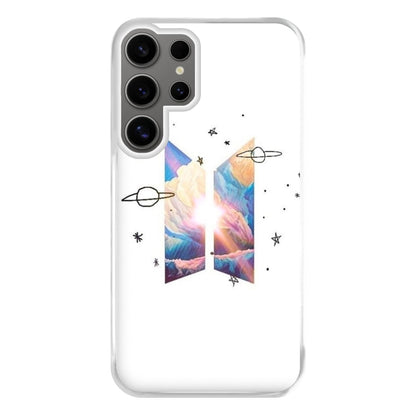 Space K-Pop Band Logo Phone Case for Galaxy S24 Ultra