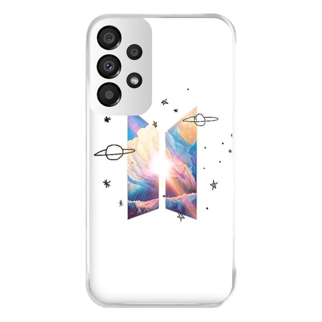 Space K-Pop Band Logo Phone Case for Galaxy A33