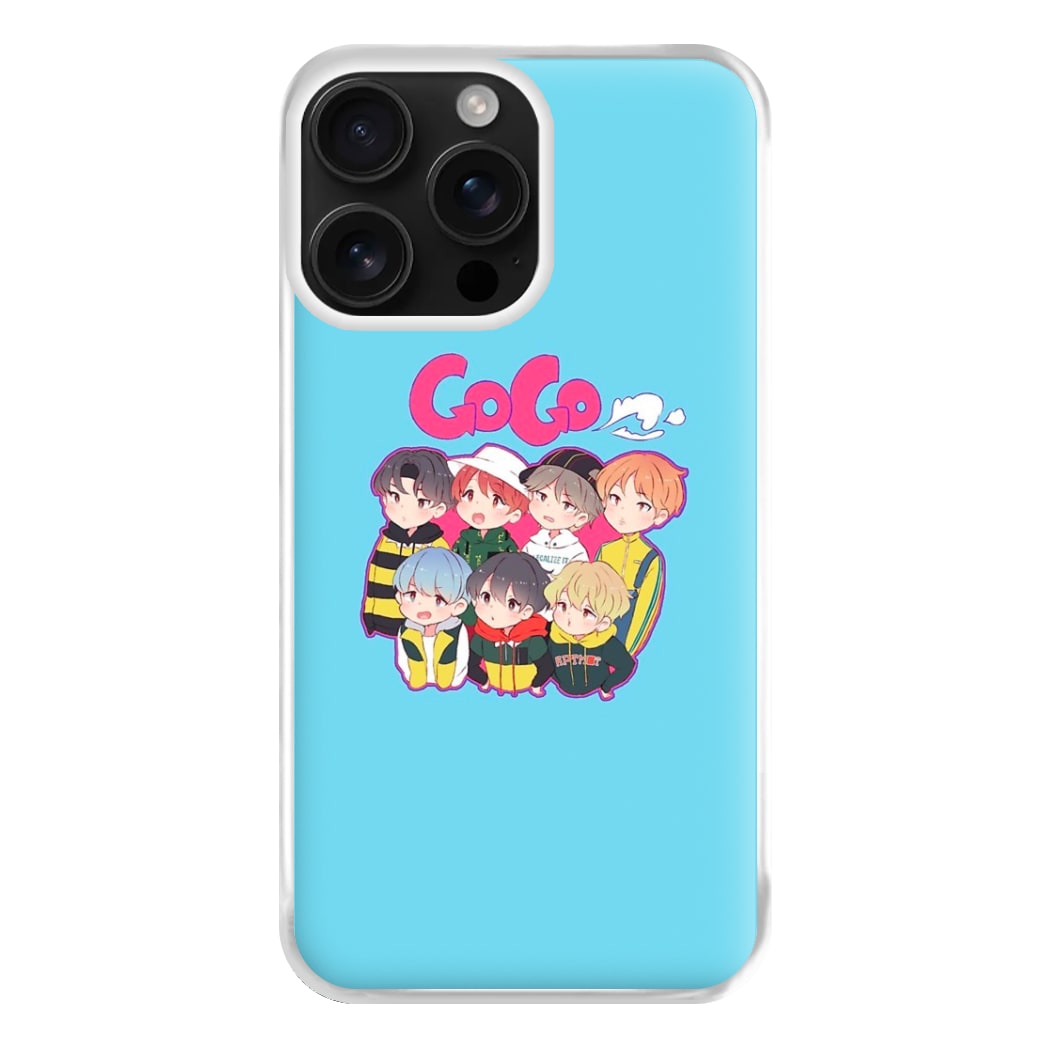 Go Go K-Pop Band Cartoon Phone Case