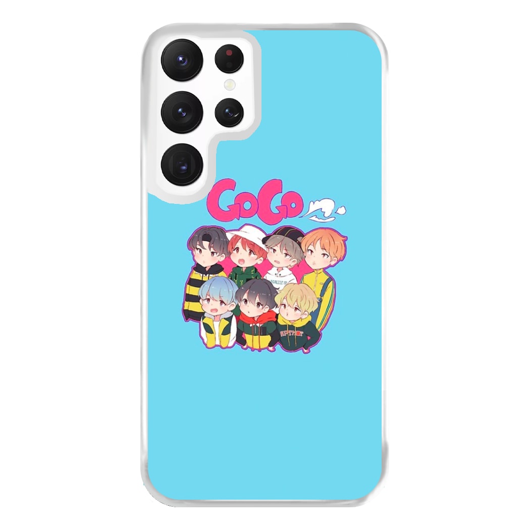 Go Go K-Pop Band Cartoon Phone Case for Galaxy S22 Ultra