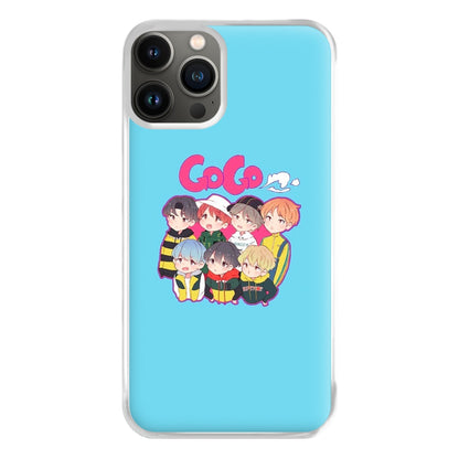 Go Go K-Pop Band Cartoon Phone Case for iPhone 13 Pro Max