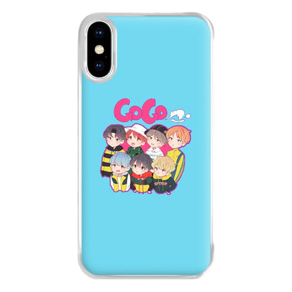 Go Go K-Pop Band Cartoon Phone Case for iPhone XS Max