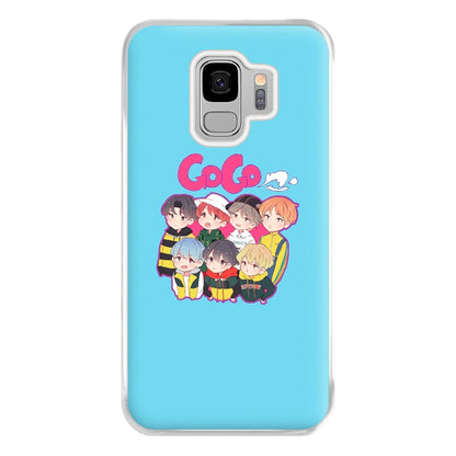 Go Go K-Pop Band Cartoon Phone Case for Galaxy S9 Plus