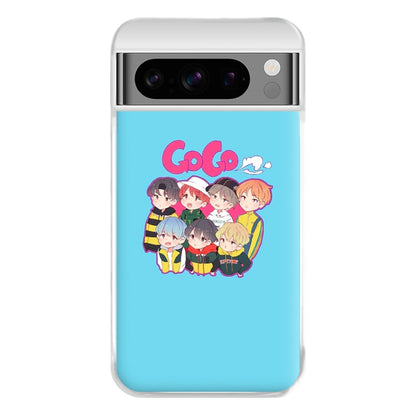 Go Go K-Pop Band Cartoon Phone Case for Google Pixel 8 Pro