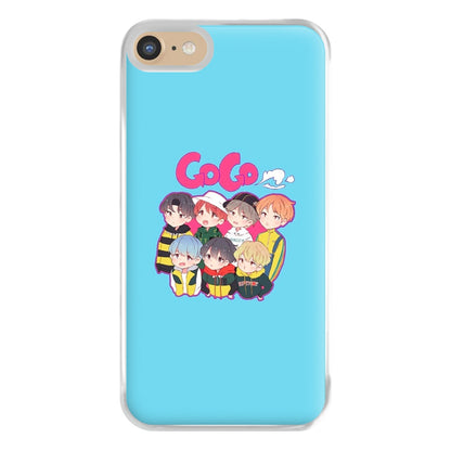 Go Go K-Pop Band Cartoon Phone Case for iPhone 6 / 7 / 8 / SE