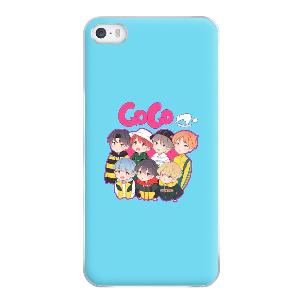 Go Go K-Pop Band Cartoon Phone Case for iPhone 5 / 5s / SE 2016