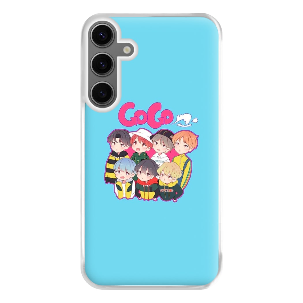 Go Go K-Pop Band Cartoon Phone Case for Galaxy S24FE