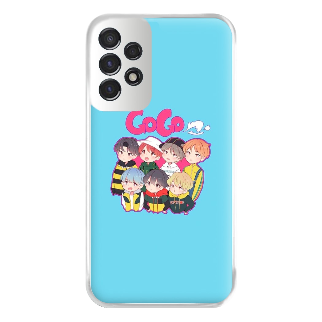 Go Go K-Pop Band Cartoon Phone Case for Galaxy A53