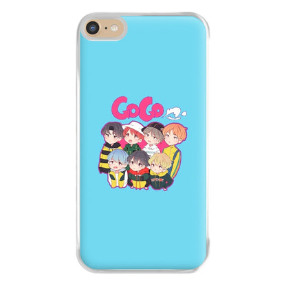 Go Go K-Pop Band Cartoon Phone Case for iPhone 6 Plus / 7 Plus / 8 Plus