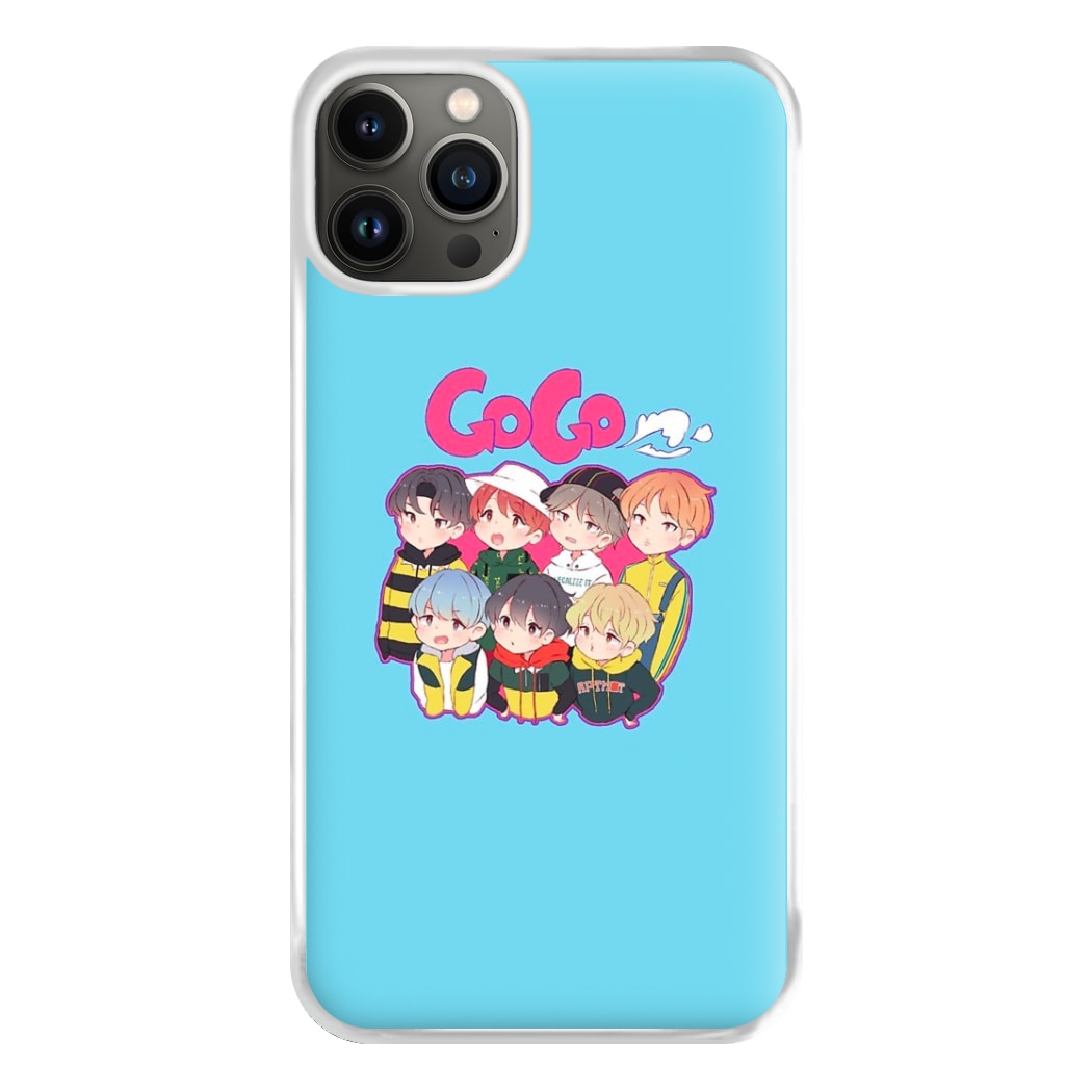 Go Go K-Pop Band Cartoon Phone Case for iPhone 13