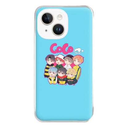 Go Go K-Pop Band Cartoon Phone Case for iPhone 14 Plus