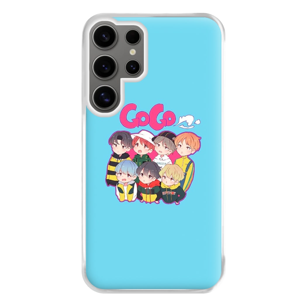 Go Go K-Pop Band Cartoon Phone Case for Galaxy S24 Ultra