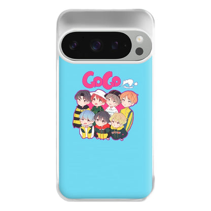 Go Go K-Pop Band Cartoon Phone Case for Google Pixel 9 Pro XL